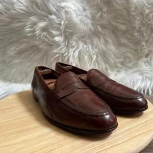 Johnston and Murphy Cellini Italy Penny Loafer Shoes Size 11.5 M