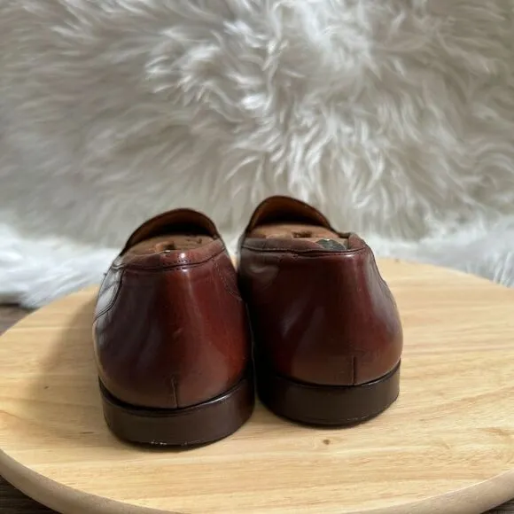 Johnston and Murphy Cellini Italy Penny Loafer Shoes Size 11.5 M