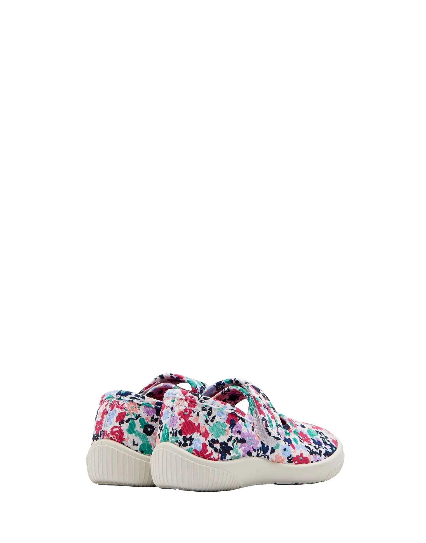 Joules Baby Printed Velcro Strap Pumps - Pretty Kitty Ditsy