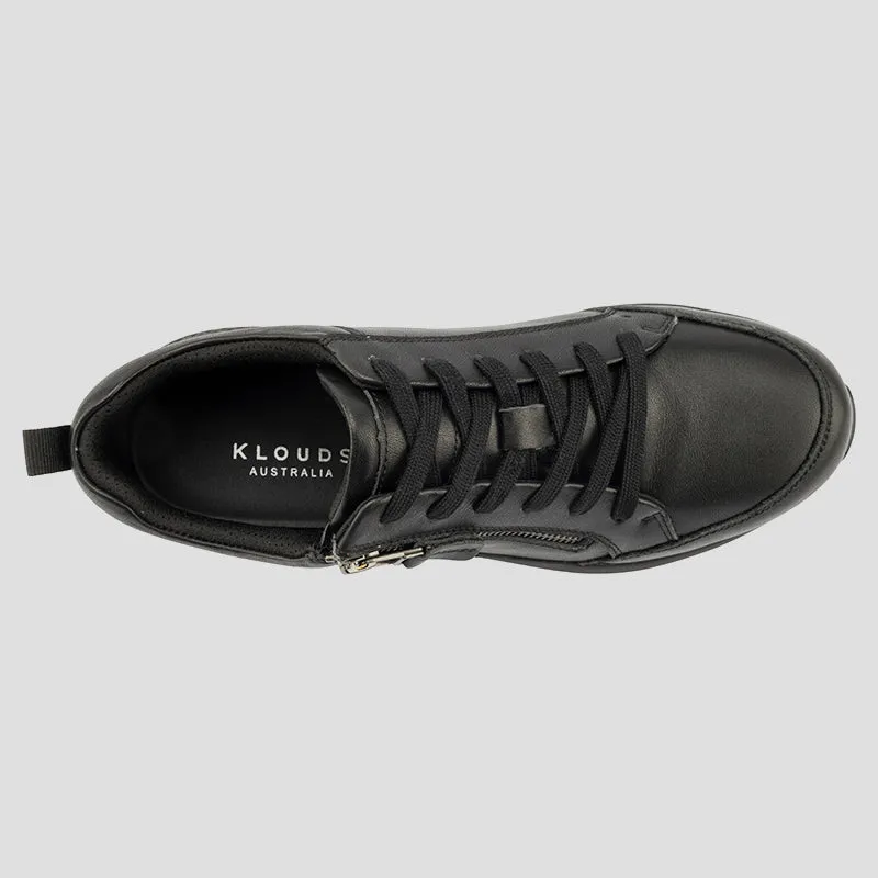 KLOUDS KELSEY - DOUBLE BLACK LEATHER