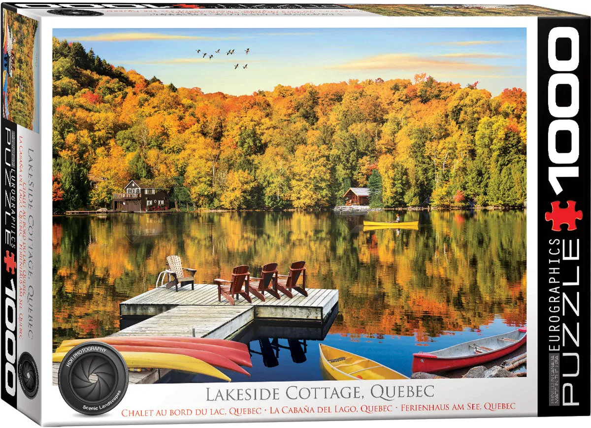 Lakeside Cottage, Quebec 1000-Piece Puzzle