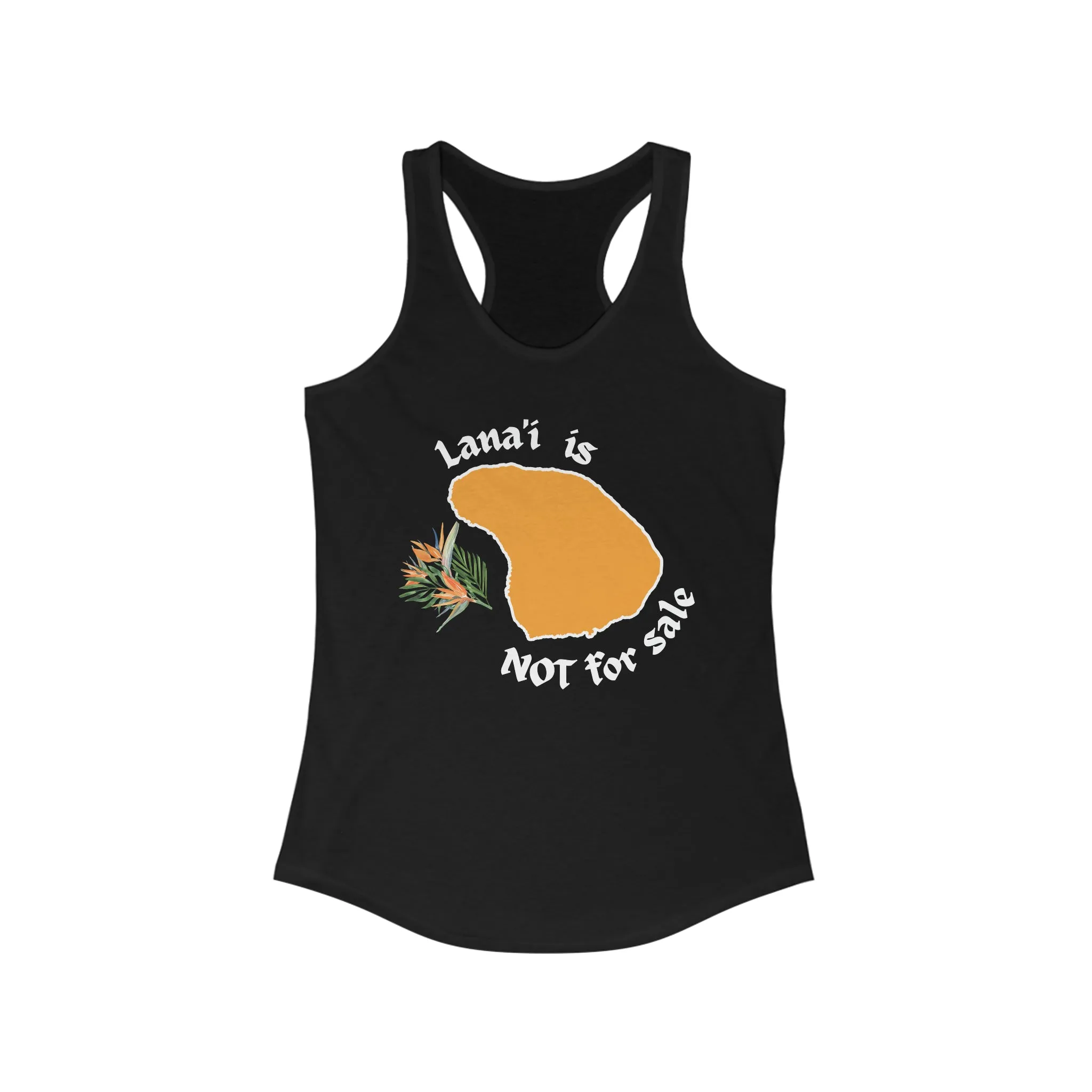 Lanaʻi Not For Sale Racerback Tank