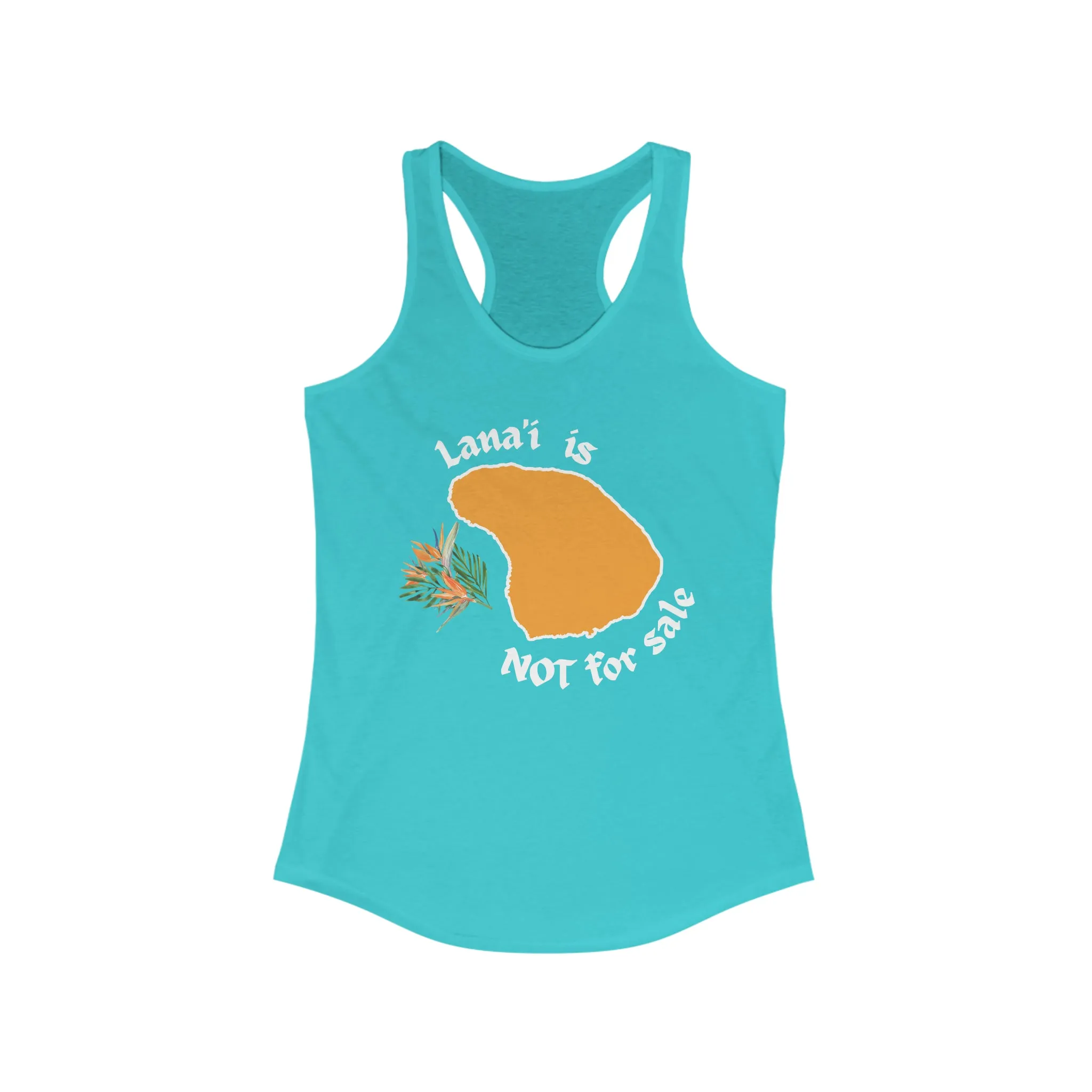 Lanaʻi Not For Sale Racerback Tank