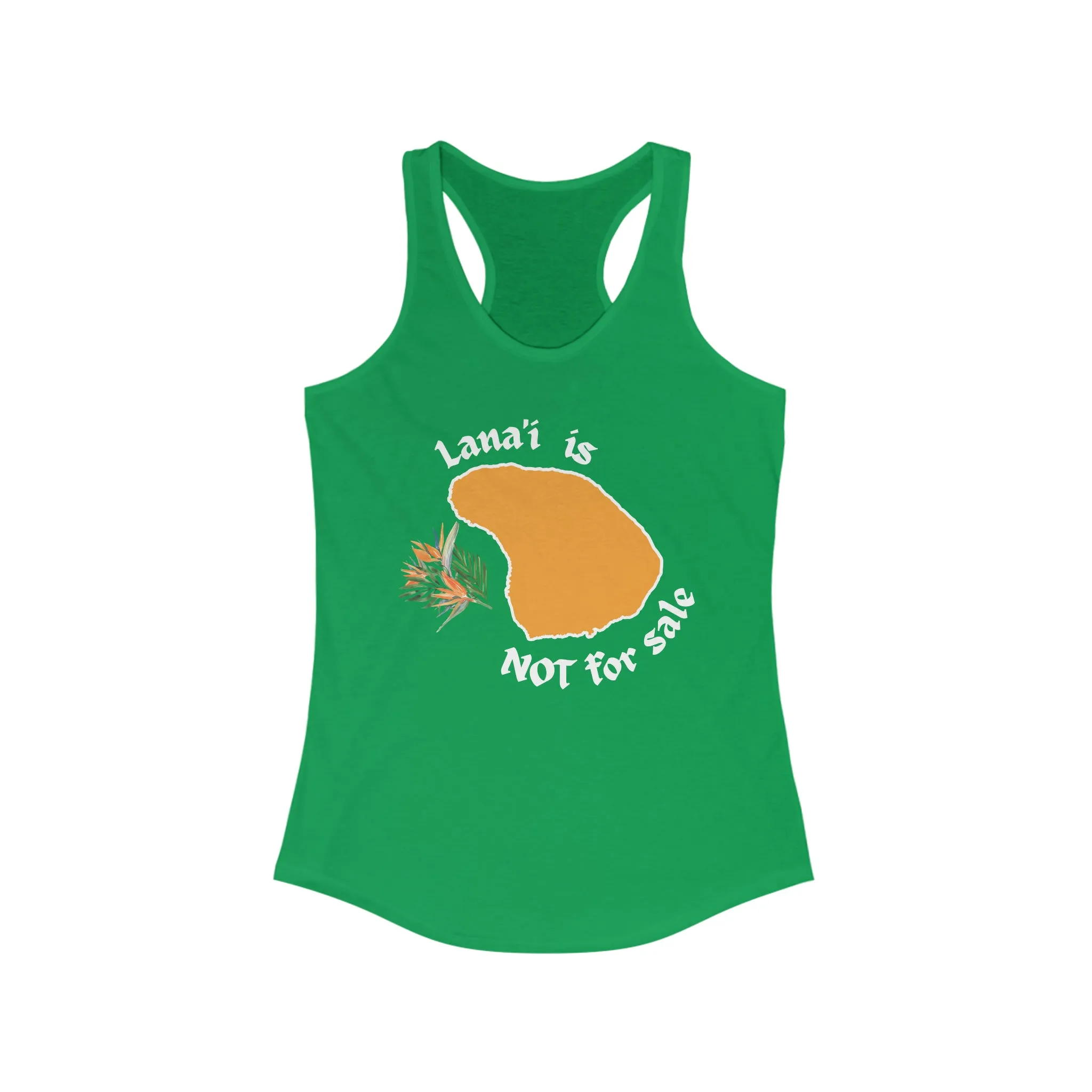 Lanaʻi Not For Sale Racerback Tank