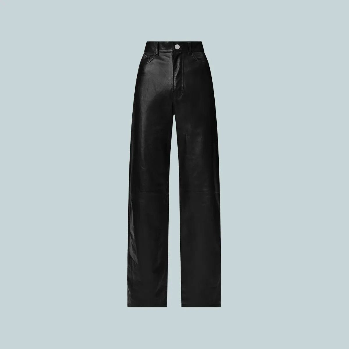 Leather Wide Straight
