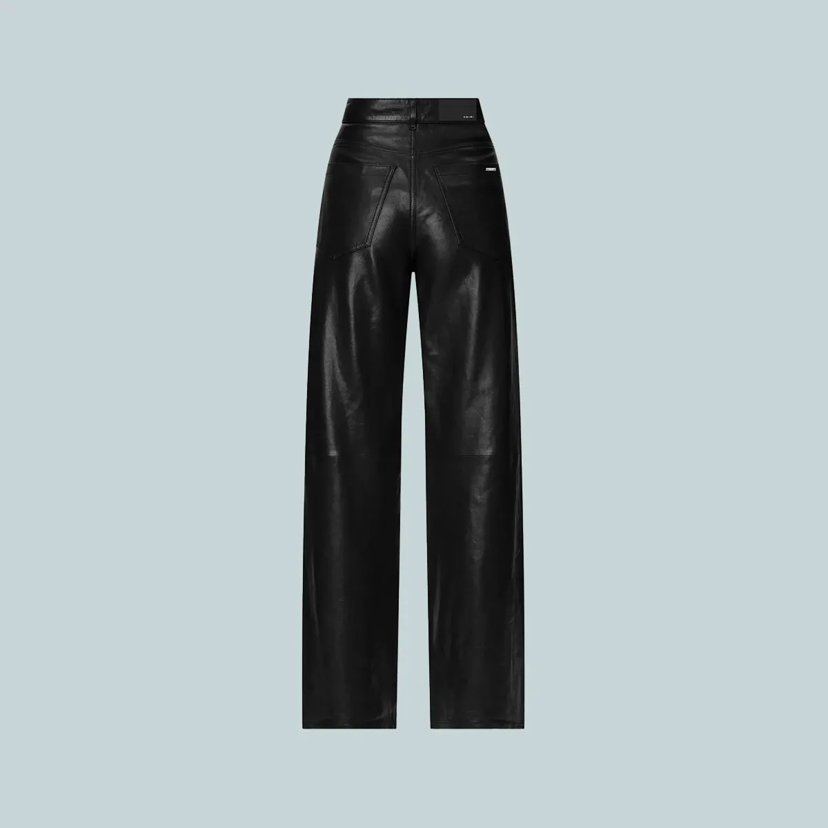 Leather Wide Straight