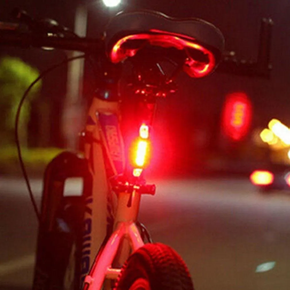 LED USB Rechargeable Bike Tail Light Bicycle