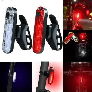 LED USB Rechargeable Bike Tail Light Bicycle