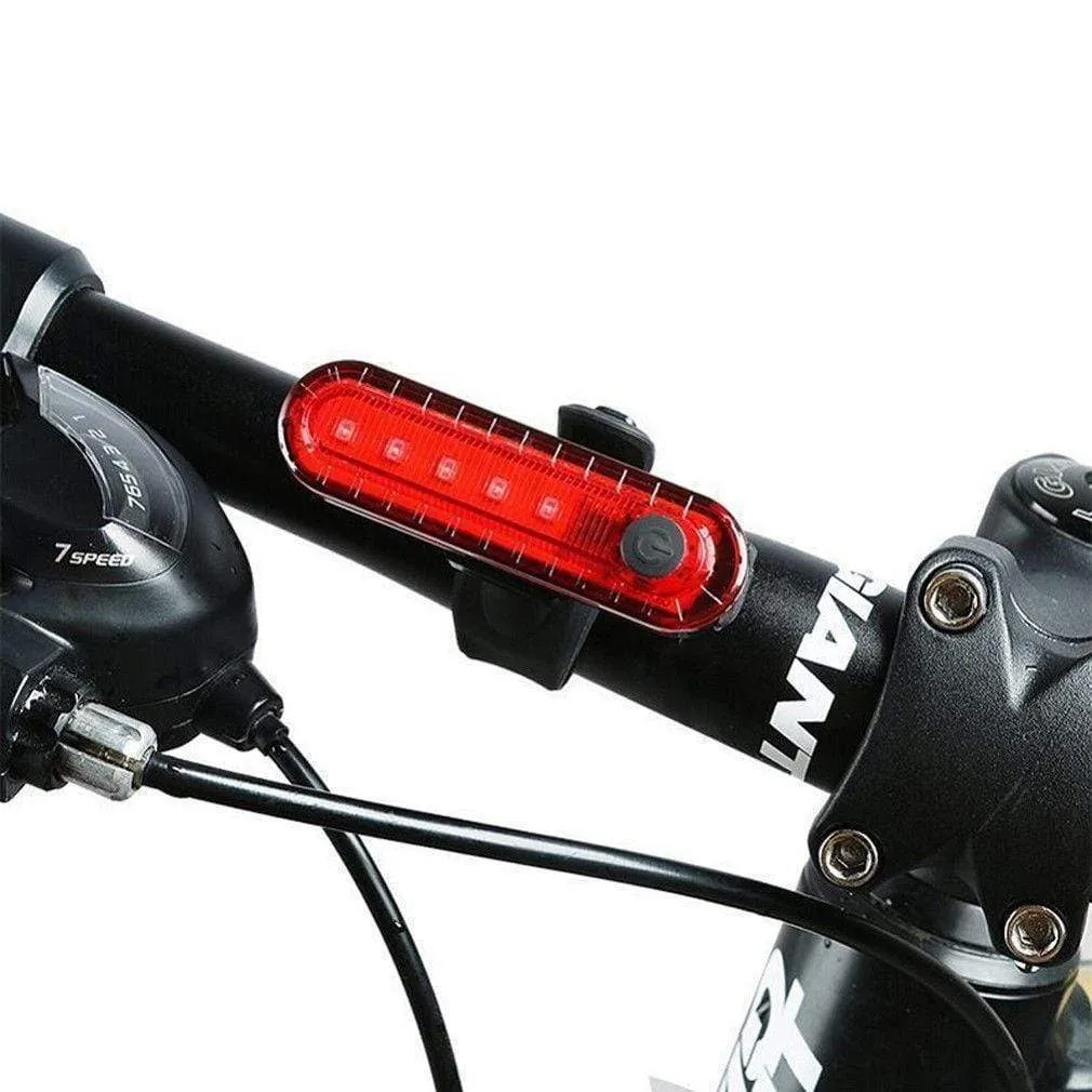 LED USB Rechargeable Bike Tail Light Bicycle
