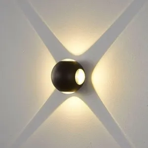 LED Waterproof 4-Way Wall Light 3W - HY-W8062/4