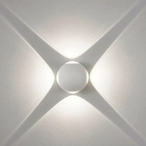LED Waterproof 4-Way Wall Light 3W - HY-W8062/4