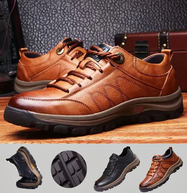 Leroy - Hand-Stitched Leather Casual Men's Shoes