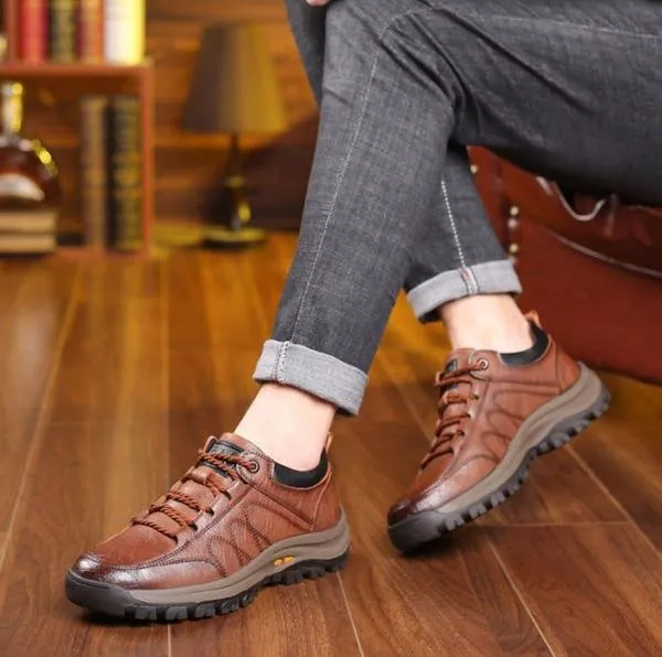 Leroy - Hand-Stitched Leather Casual Men's Shoes