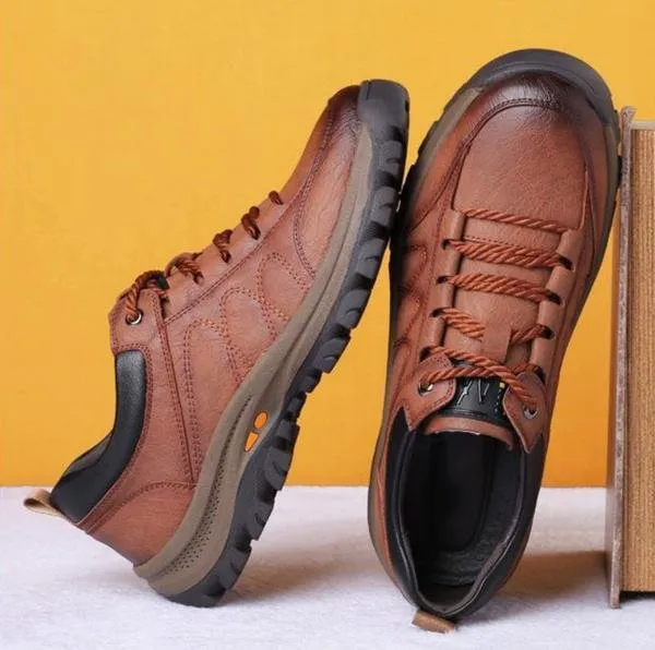 Leroy - Hand-Stitched Leather Casual Men's Shoes