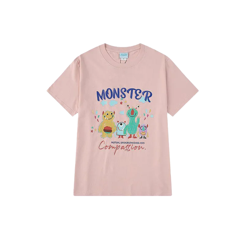 Letter print cartoon TEE-D398 | Inspanda