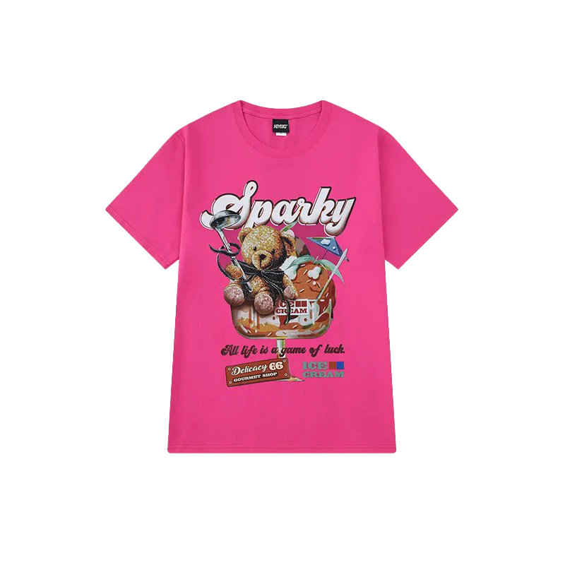 Letter print cartoon TEE-D398 | Inspanda