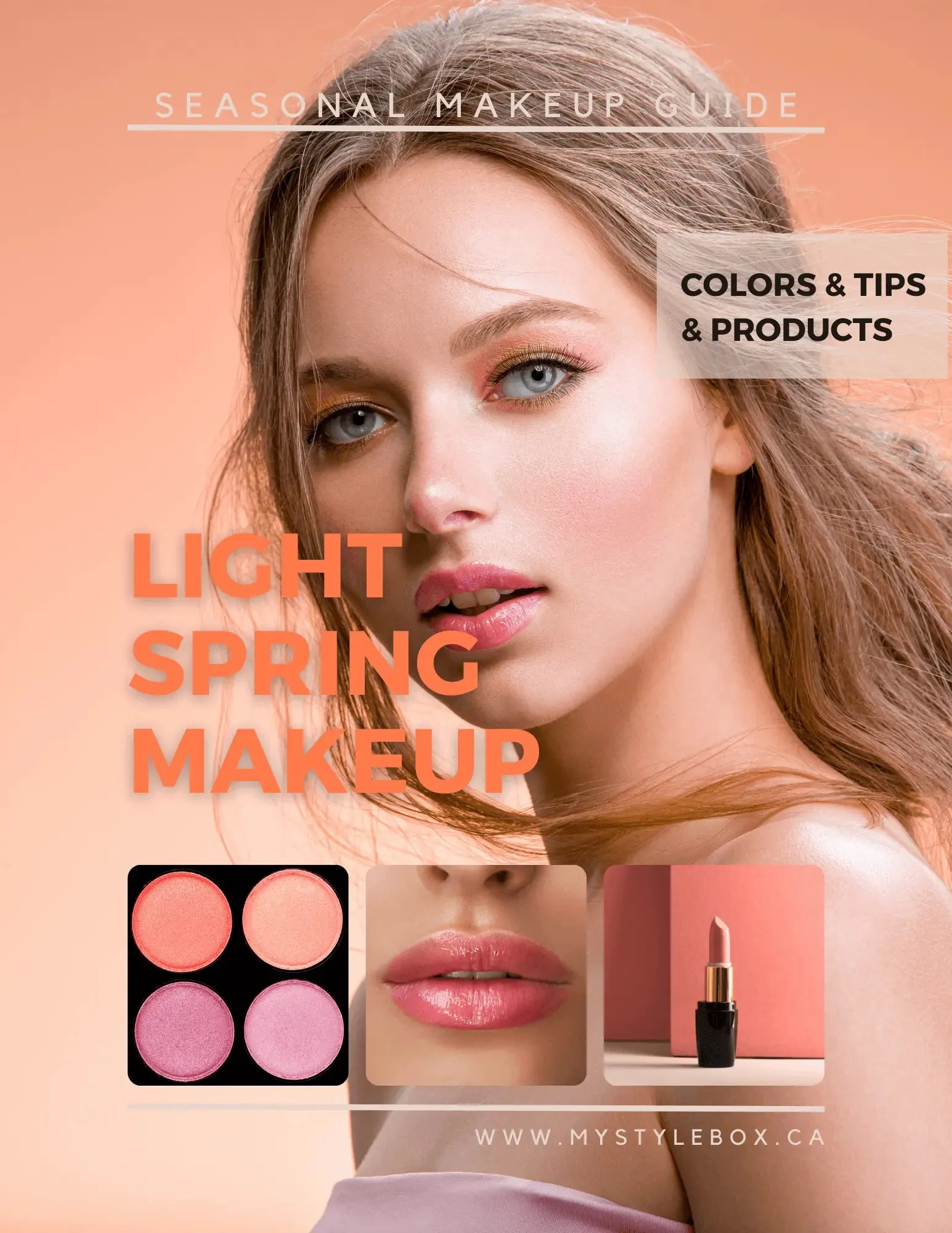 Light Spring Digital Color Palette and Makeup Guide
