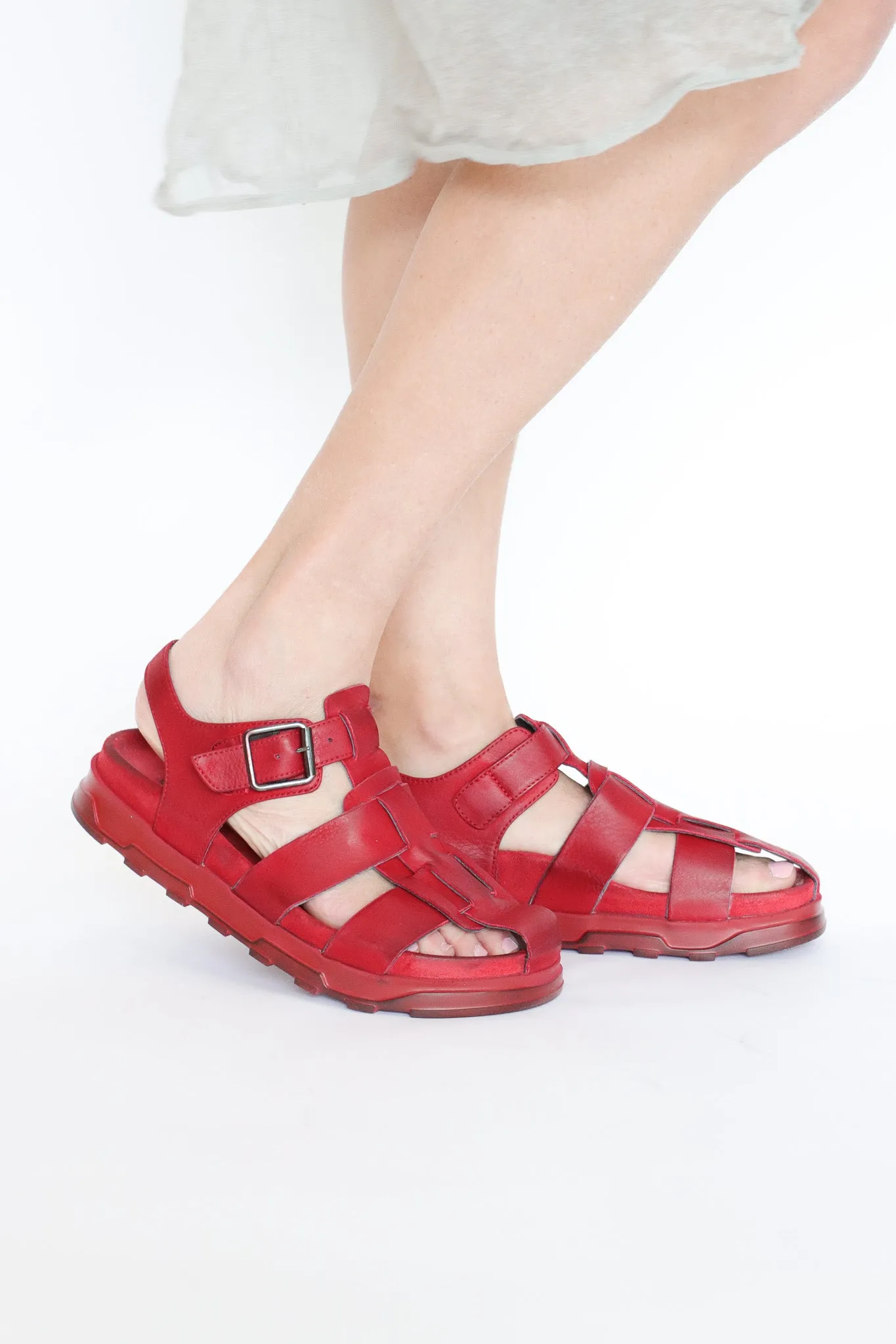 LOFINA Gas Rosso Sandals