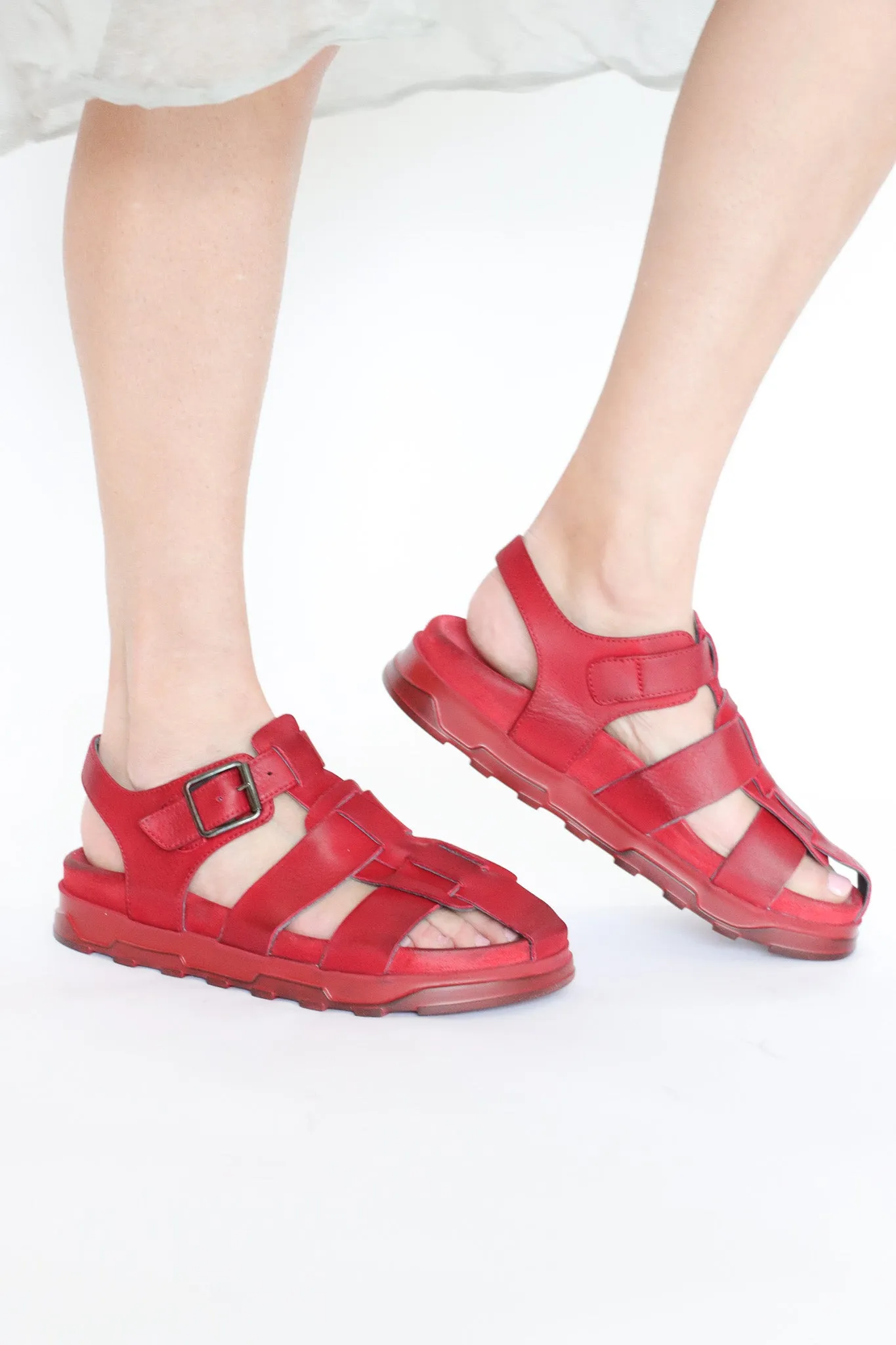 LOFINA Gas Rosso Sandals