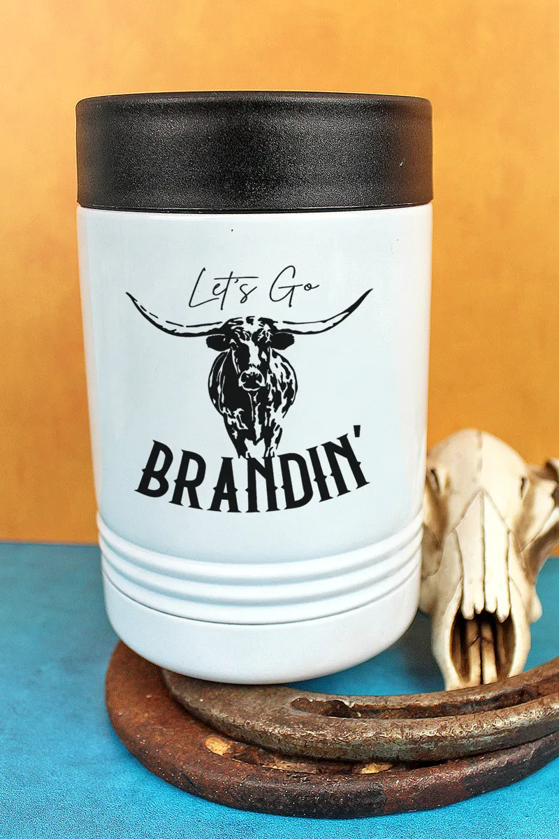 Longhorn Lets Go Brandin Stainless Steel Hugger 12oz