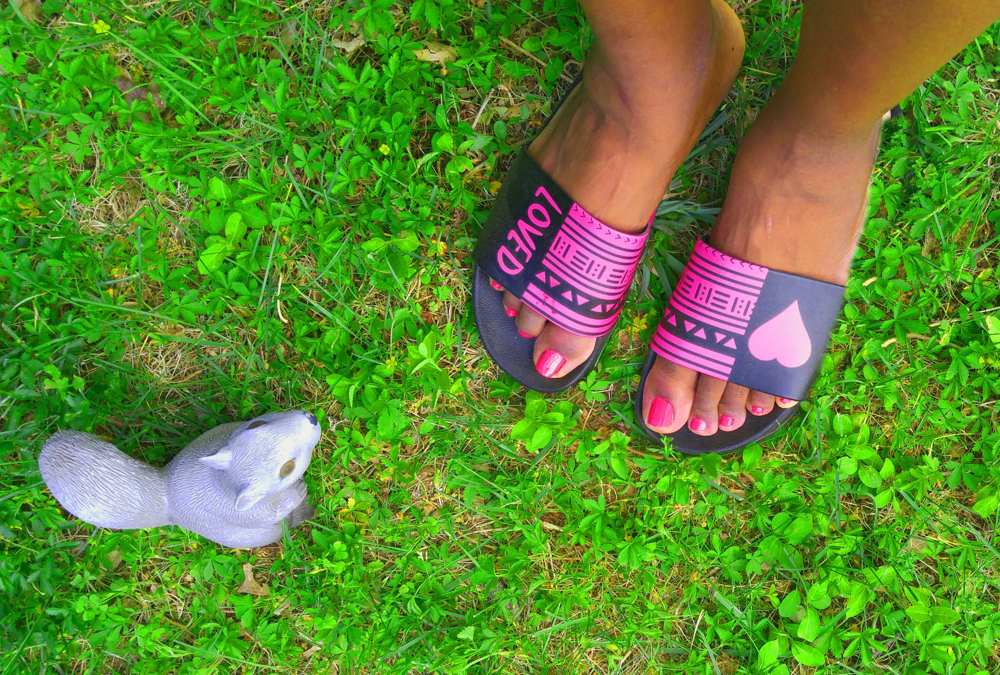 Loved/Heart Slide Sandals- sale!