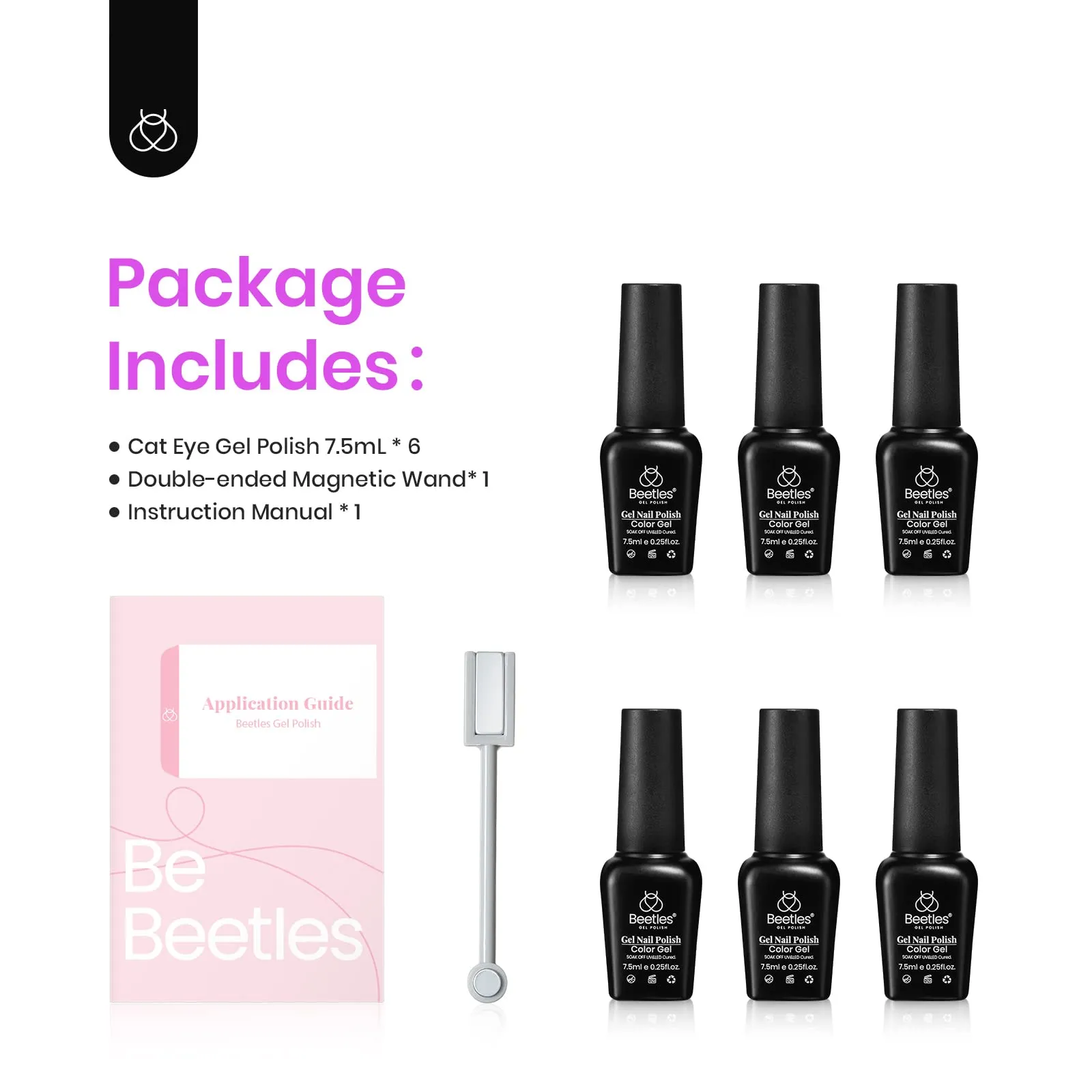 Magic Spells | 6 Colors Cat Eye Gel Polish Set