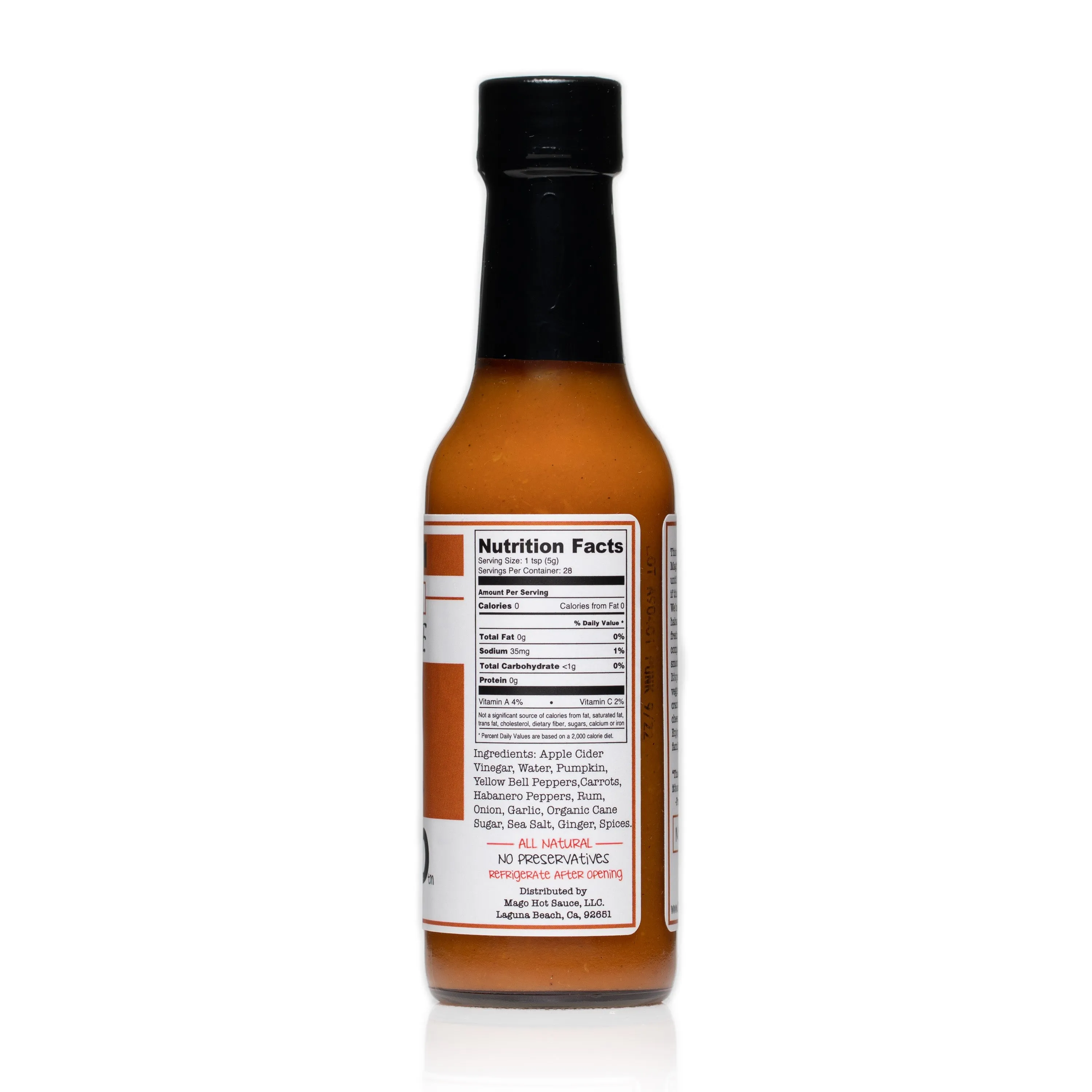 Mago Pumpkin   Rum Hot Sauce