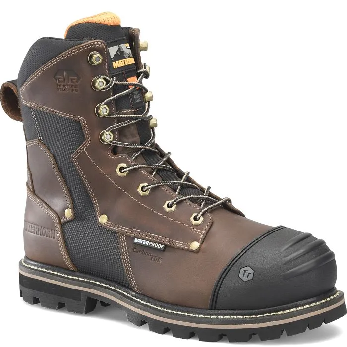 Matterhorn Men's Ibeam 8" Waterproof Composite Toe Metguard Work Boot -Brown- MT2548