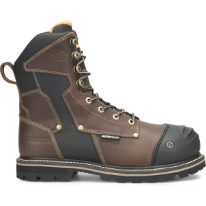 Matterhorn Men's Ibeam 8" Waterproof Composite Toe Metguard Work Boot -Brown- MT2548