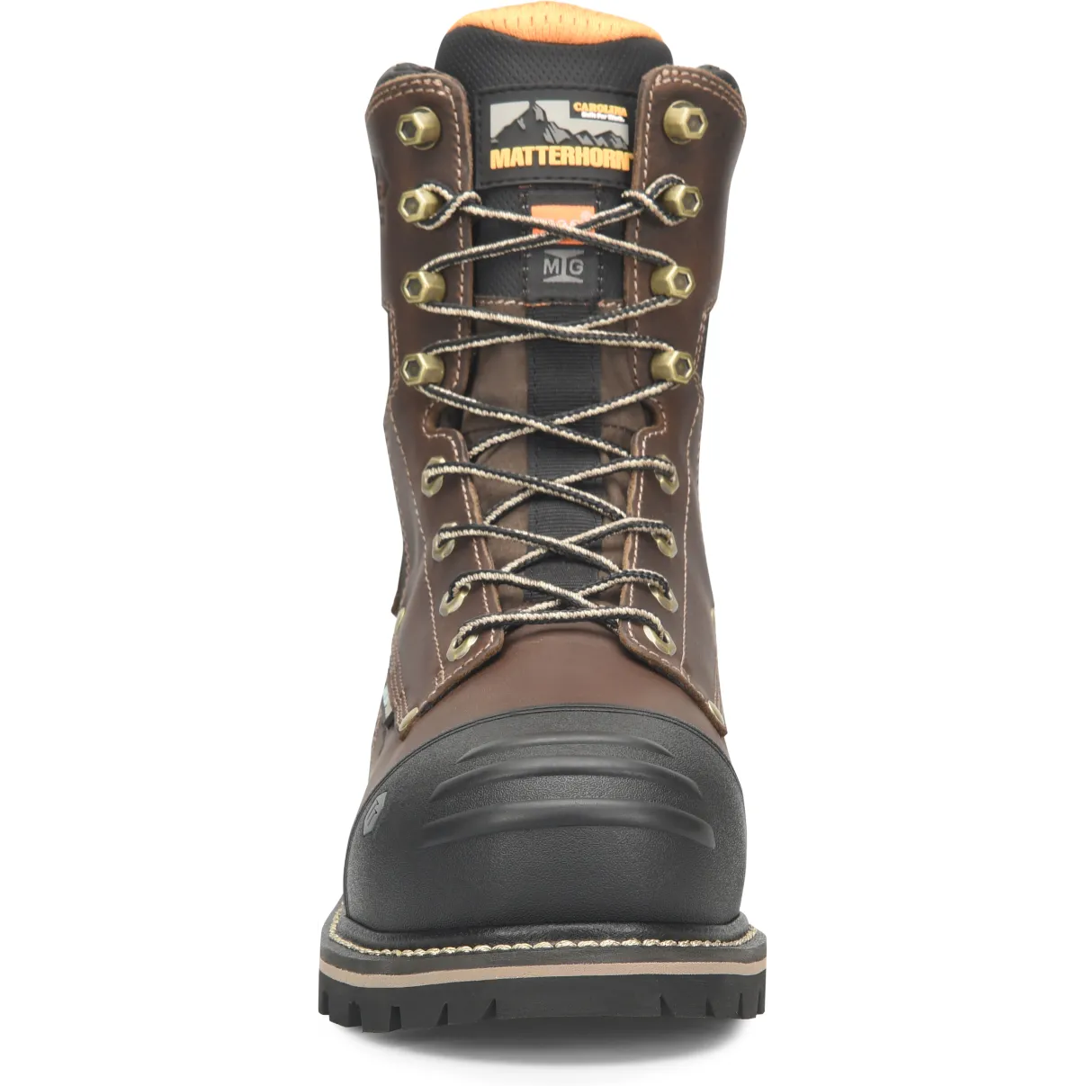 Matterhorn Men's Ibeam 8" Waterproof Composite Toe Metguard Work Boot -Brown- MT2548