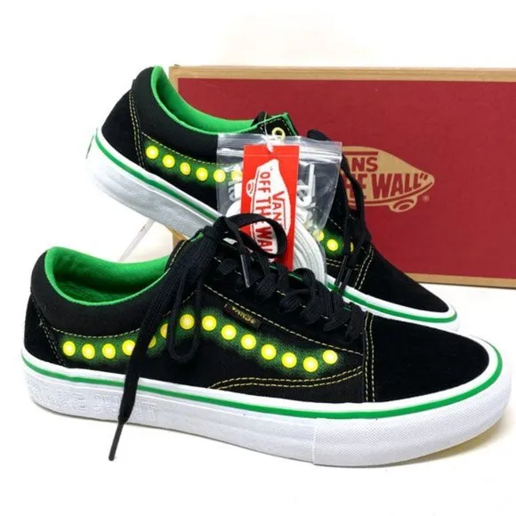 💖MEGA SALE💖VANS Old Skool Pro Shake Junt Black Suede Casual Womens VN0A45JC0V4