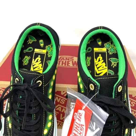 💖MEGA SALE💖VANS Old Skool Pro Shake Junt Black Suede Casual Womens VN0A45JC0V4