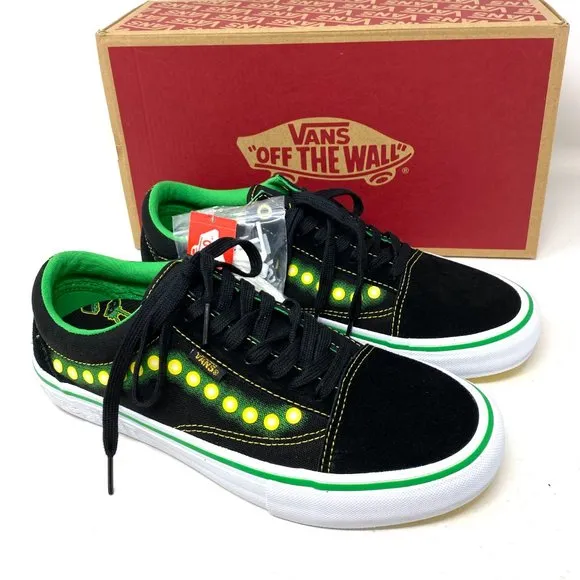 💖MEGA SALE💖VANS Old Skool Pro Shake Junt Black Suede Casual Womens VN0A45JC0V4