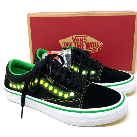 💖MEGA SALE💖VANS Old Skool Pro Shake Junt Black Suede Casual Womens VN0A45JC0V4