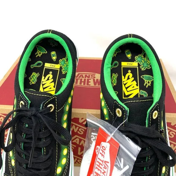 💖MEGA SALE💖VANS Old Skool Pro Shake Junt Black Suede Casual Womens VN0A45JC0V4