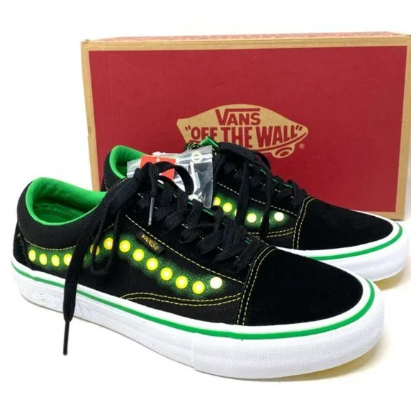 💖MEGA SALE💖VANS Old Skool Pro Shake Junt Black Suede Casual Womens VN0A45JC0V4
