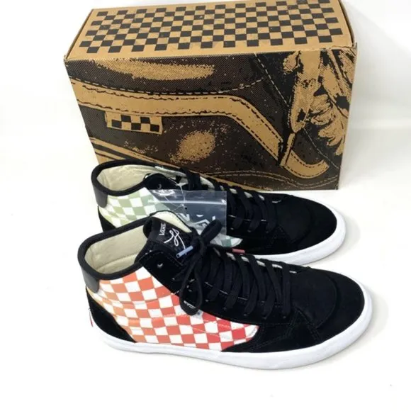 💖MEGA SALE💖VANS The Lizzie   Checkerboard Multi Men’s  Canvas  VN0A4BX1BML