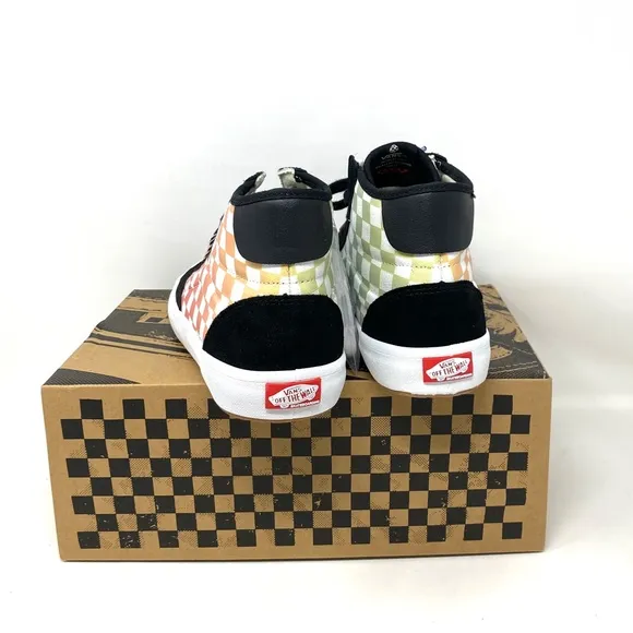 💖MEGA SALE💖VANS The Lizzie   Checkerboard Multi Men’s  Canvas  VN0A4BX1BML