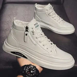 Men Boots - Leather Outdoor Shoes