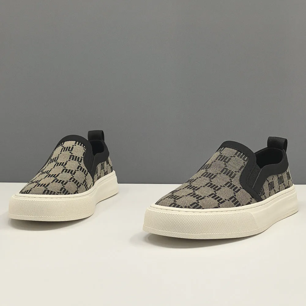 Men Fashion Breathable Canvas Flat Casual Shoes