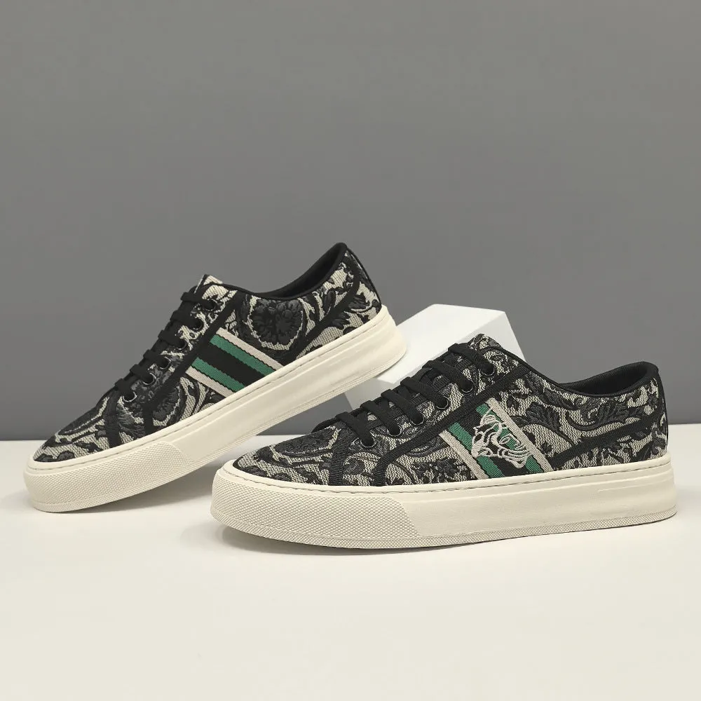 Men Fashion Flat Casual Breathable Canvas Shoes