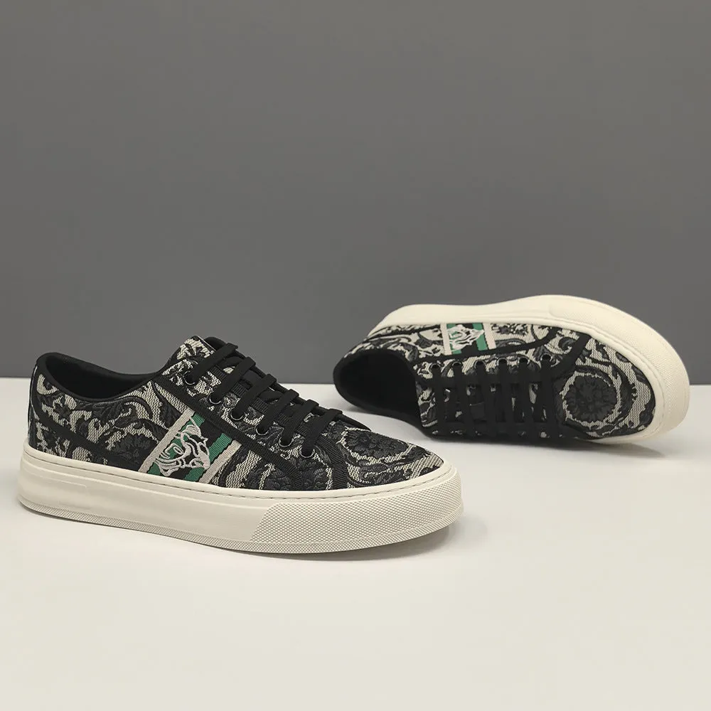 Men Fashion Flat Casual Breathable Canvas Shoes
