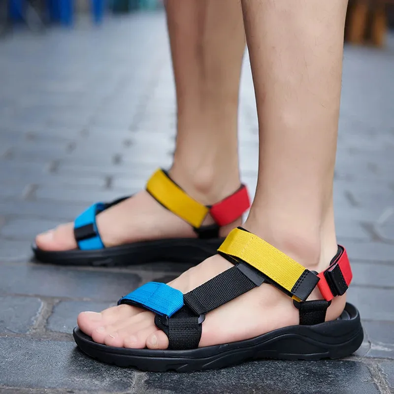 Men Sandals Non-slip Summer Flip Flops Outdoor Beach Slippers Casual Shoes Men's shoes Water Shoes