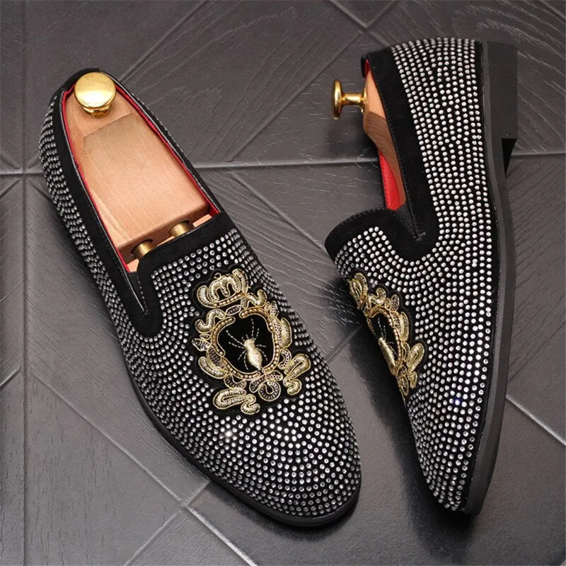 Men's Casual Loafers Wedding Party Dress Shoes