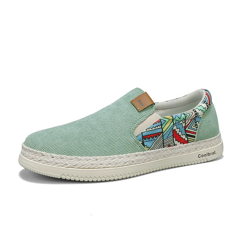 Men's Casual Versatile Ethnic Style Canvas Shoes
