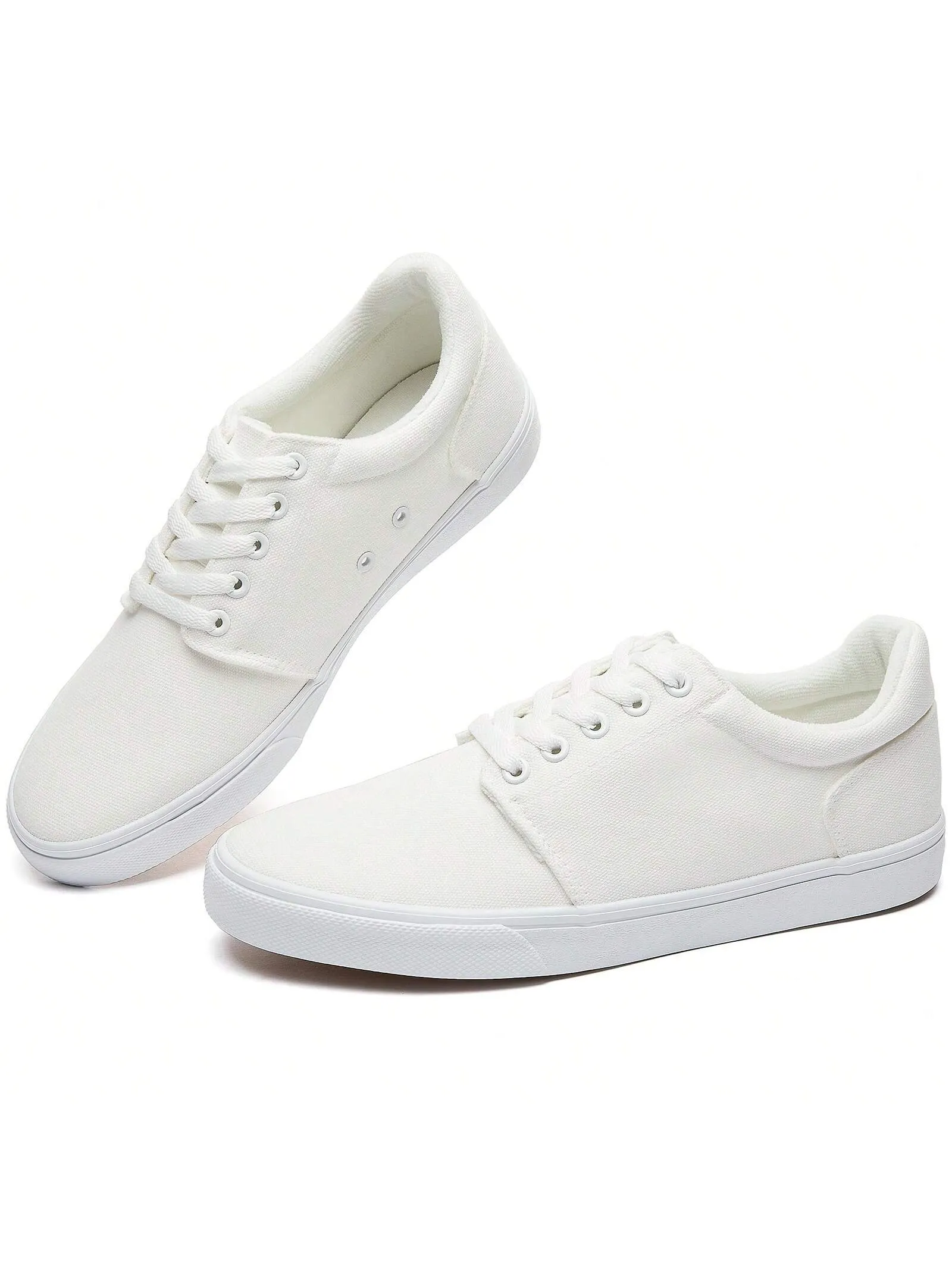 Men's Classic Canvas Sneakers: Comfortable Low-Top Lace-Up