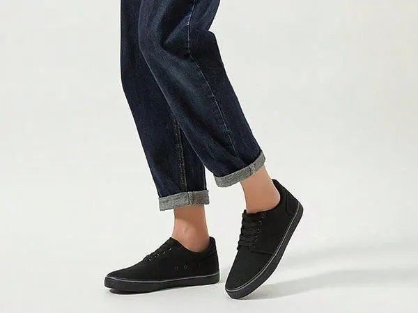 Men's Classic Canvas Sneakers: Comfortable Low-Top Lace-Up