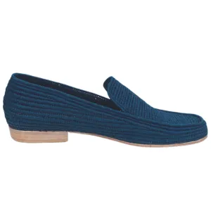 Men's Raffia Loafer (Navy)
