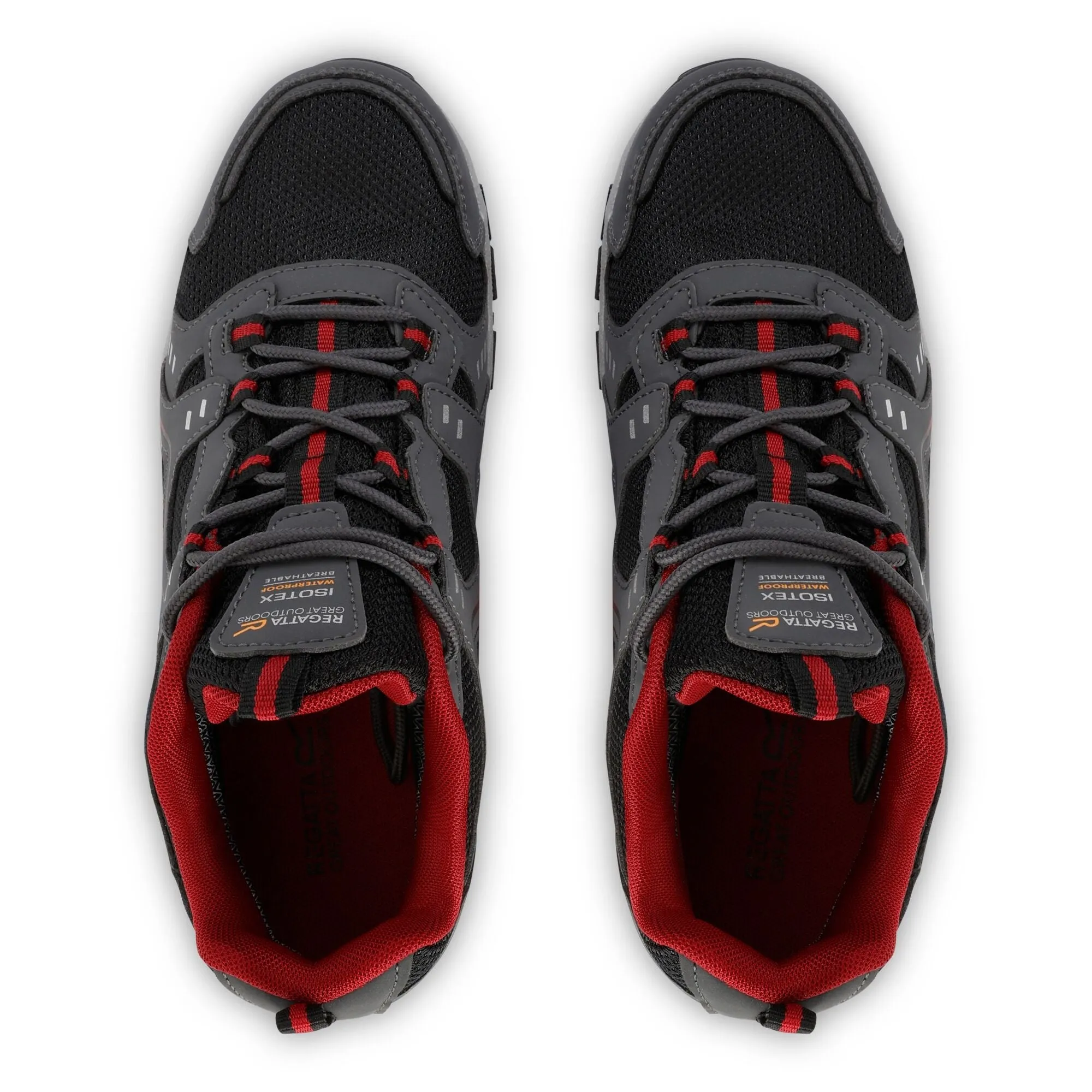 Men's Vendeavour Waterproof Walking Shoe | Granite Rio Red