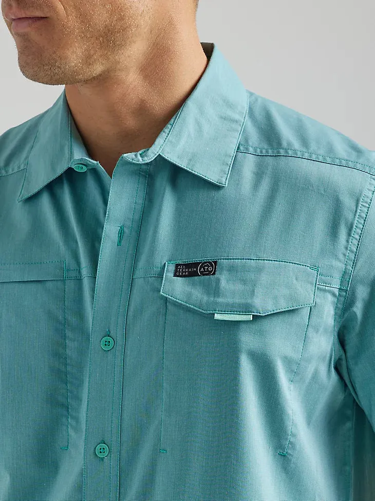 Men's Wrangler ATG Asymmetric Zip Pocket Shirt - FINAL SALE